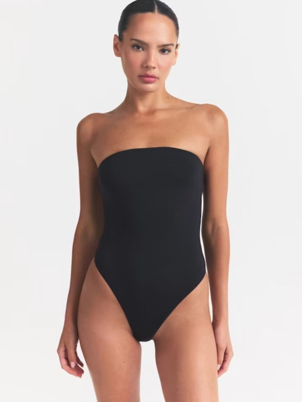 Skims Smooth Layers Strapless Bodysuit Black XS